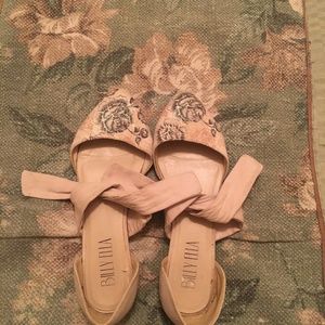 Billy Ella Floral D’Orsay Flats